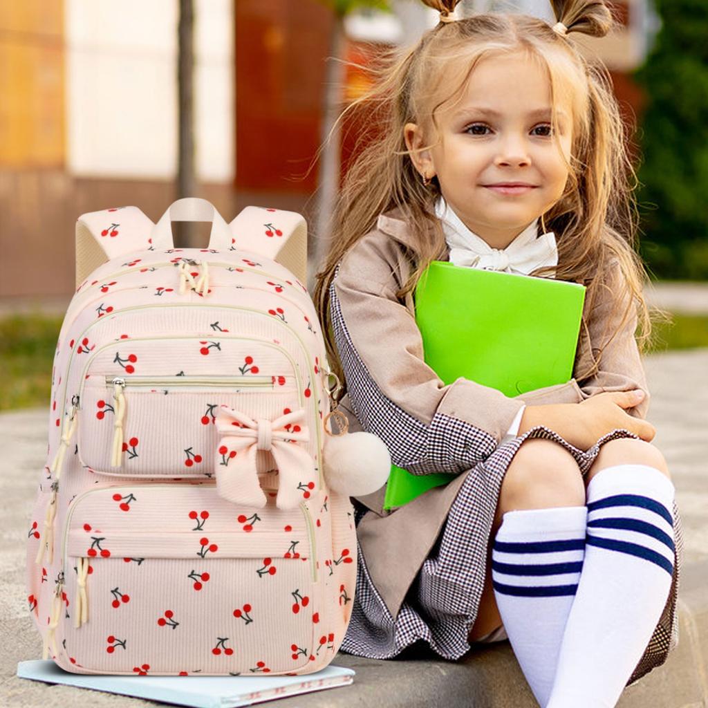 Rucsac ușor cu capacitate mare și model drăguț pentru școală și călătorii