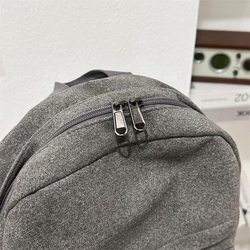 Stylish Backpack for Men and Women with Multiple Pockets and Front Zipper Design