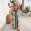 Spring and Summer New Holiday Style Suspender Dress Ethnic Bohemian Long Skirt for Women
