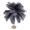 Decorative Table Lamp 30PCS Feathers USB Rechargeable Light Touch Control Desk Light Built In