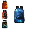 Strapazierfähiger 3D Godzilla King Of The Monsters Rucksack Kinder Schultasche mit klassischem Reiz