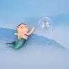 Mermaid Figurine Fish Tank Ornament Cartoon Shape Adorable Appearance Eco-friendly Mini Aquarium Floating Decor Accessories