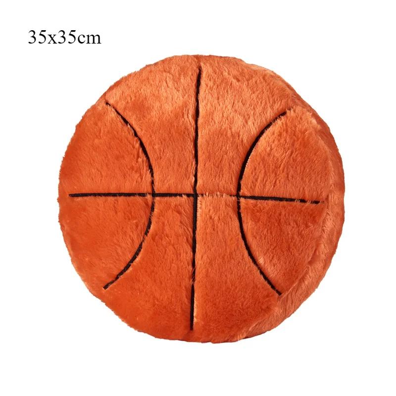 1pcs Basketball and Football-shaped Sports Plush Cushion Pillow Winter and Summer Style Gift for Friend Home Decor Pillow 2980₽