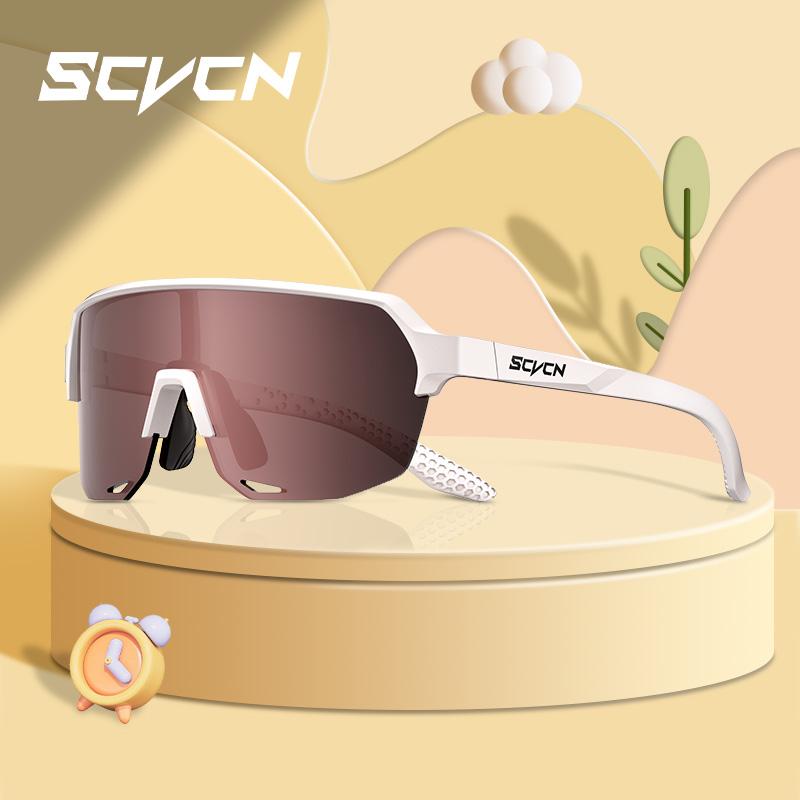 SCVCN Kids Sports Cycling Sunglasses Boys Girls Outdoor Bike Eyewear Child Camping Goggles MTB Fishing Bicycle Glasses UV400