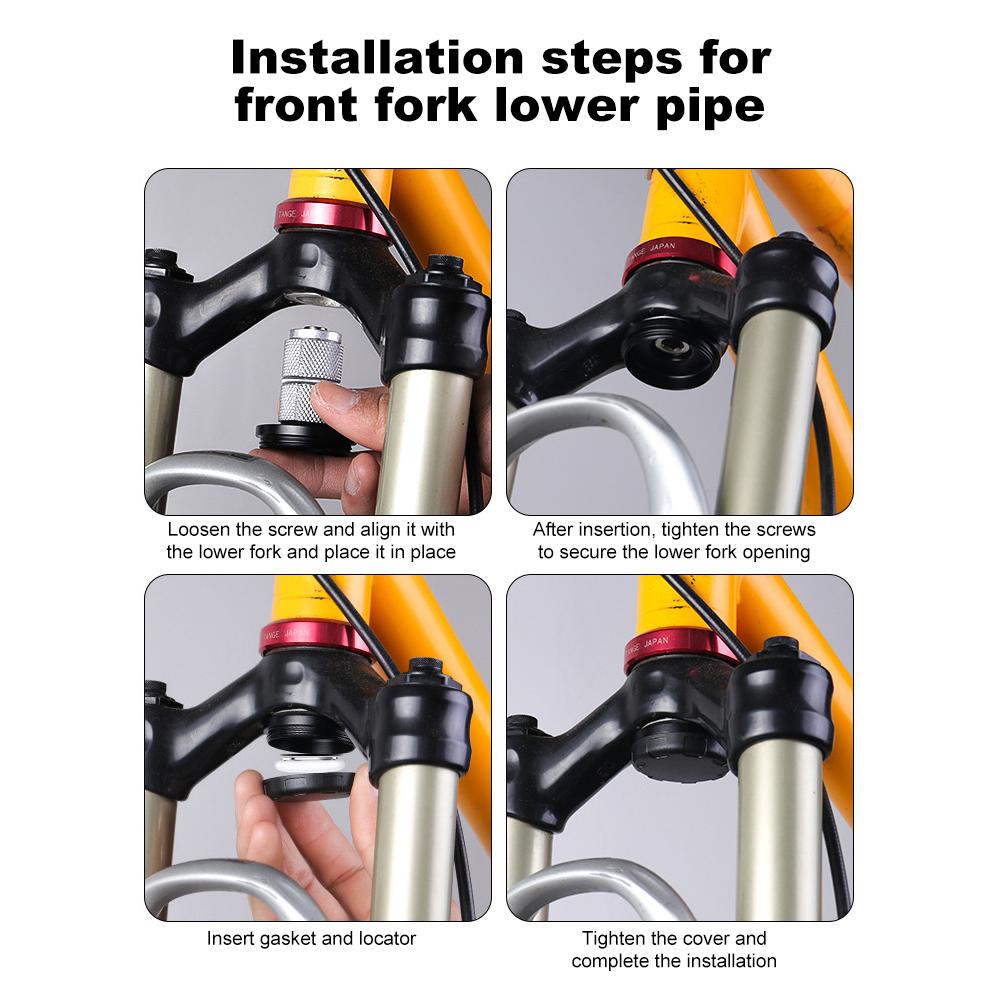 Bicycle Mounts Used on Front Fork Tracker Mount Holder Anti-Theft Protect Bicycle Mounts Bike Holder for Apple Airtag