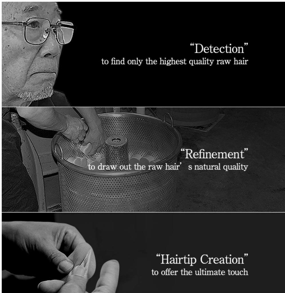 Makeup Brush Shadow Liner Brush (Round Flat) Made in Japan