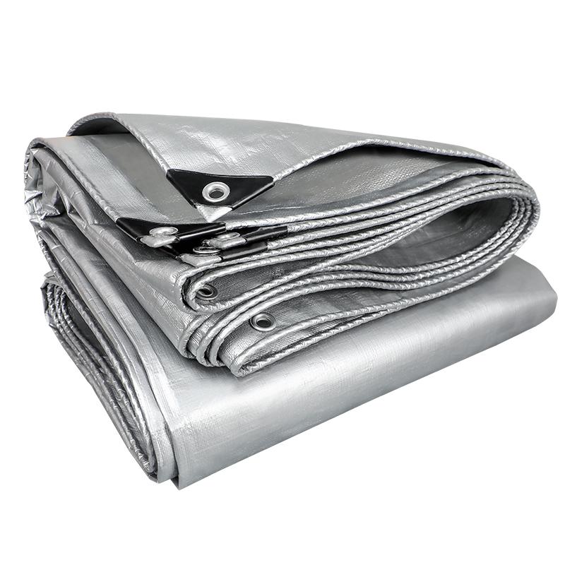 

Утолщенная водонепроницаемая наружная солнцезащитная и изоляционная ткань для защиты от солнца 2m x 2m серебряный