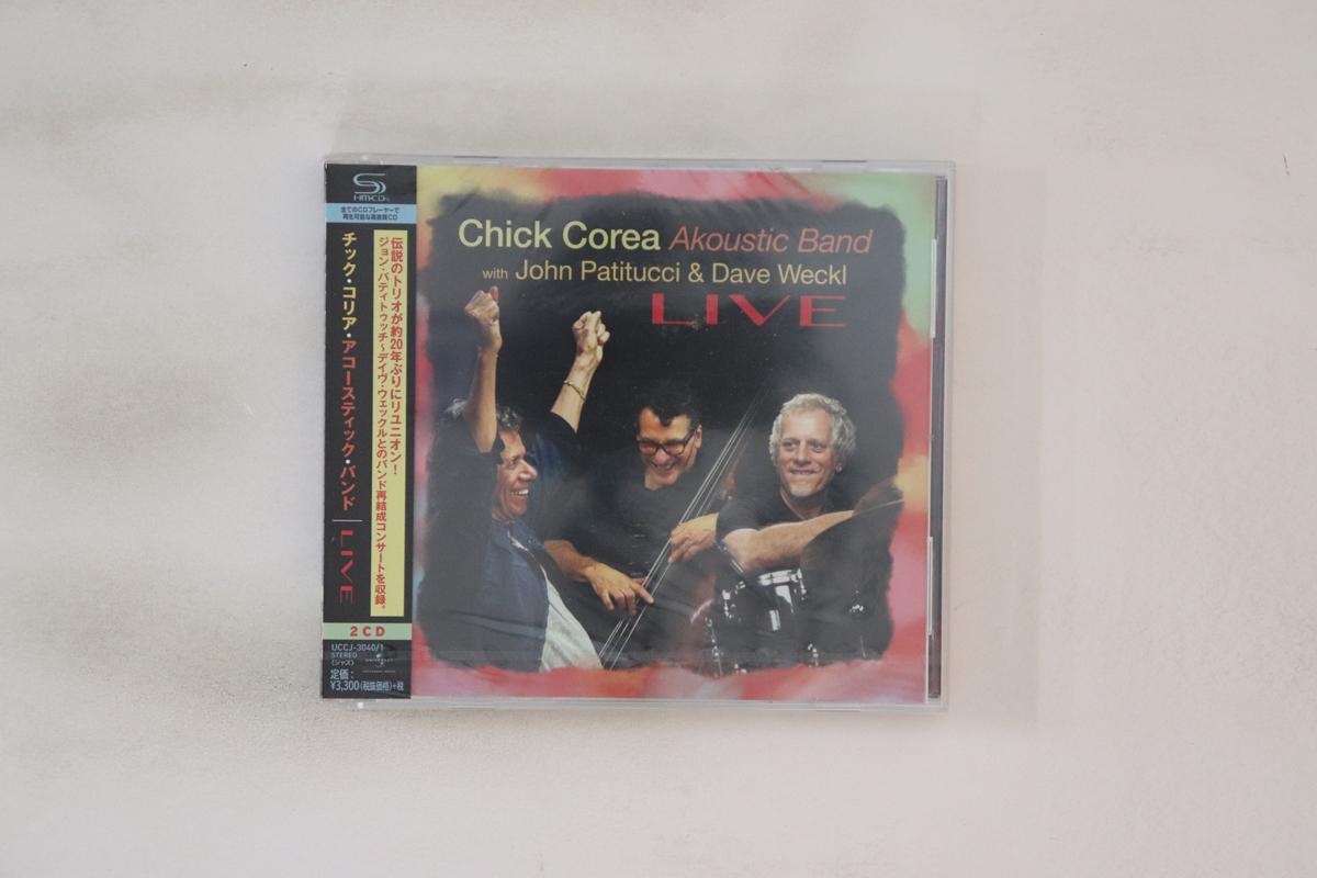 

CD CHICK COREA AKOUSTIC BAND - Live UCCJ3040 STRETCH 2019 Japan Obi Jazz Used