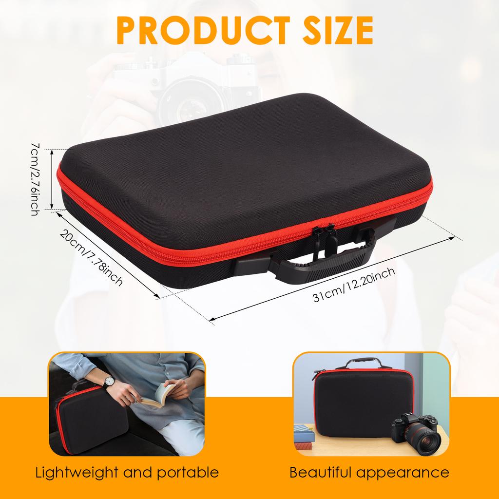 Shockproof Tools Case With Foam Portable EVA Protective Case Lightweight Shell Storage Case for Electronics Equipment Cameras