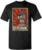 Bender Robot Drink Futurama T-shirt