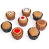 3D-gedruckter Dessert-Klicker-Schlüsselanhänger Stressabbau Cupcake-Dekompressionsknopf Fidget-Schlüsselring Tasche Rucksack Geldbörse Anhänger