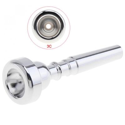 3C Size  Trumpet Mouthpiece Small Music Instrument Trumpet Mouth with Silver Plated