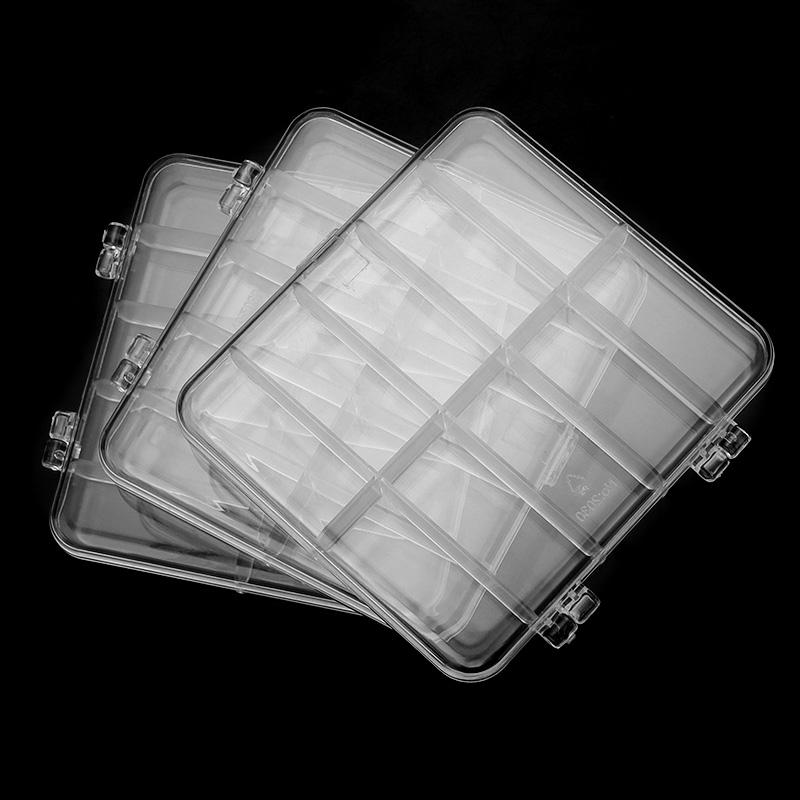 1pcs Transparent Plastic Storage Box Multifunctional Jewelry Box For Jewelry Organizer Storage Small Item Supplies Container Box