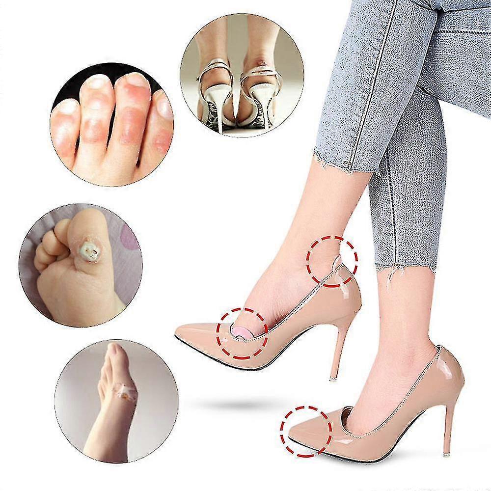 Round/oval Callus Foam Cushion Foot Pads Self-stick Waterproof Round S- Aespa