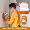 Wall Repair Rolling Paint,2 In 1 Wall Refinish Paint Roller Brush for Ceramic Tile, Pottery Porcelain Walls,Ceilings for Home Improvement,DIY Projects