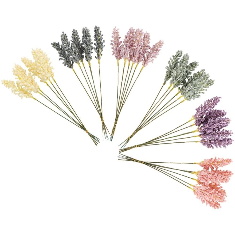 Multi-purpose Artificial Flowers Plastic Wheat Bouquet High Quality Fake Plants  Home Decoration