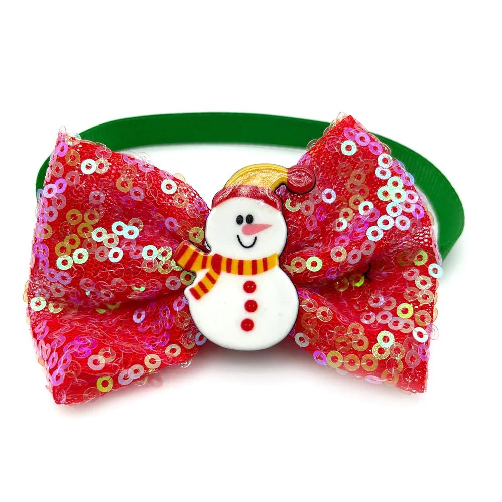 50/100pcs Christmas Dogs Pet Bow Tie Necktie Cute Christmas Tree Pets Dog Necktie for Small Dog Bow Ties Pet Product Dog Bows