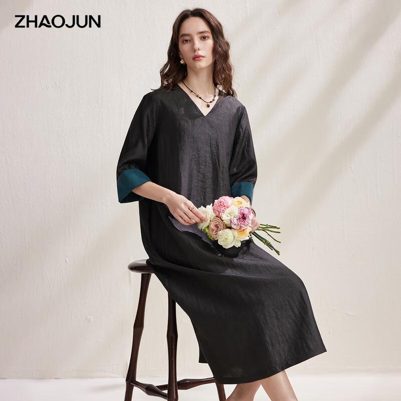 Women s Heavyweight Mulberry Silk Xiangyunsha Midi Dress 2XL
