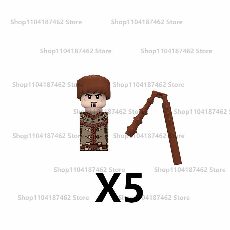 Medieval Military Castle Knight Army Set Building Blocks Green Dragon Wolf Warrior The War of Roses War-horse Weapons Brick Toys