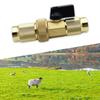 Brass Valve Joint with Telescopic Connector for Garden Watering Hose Lightweight and Easy to Handle Water Control Valve