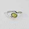 Natural Peridot Ring, Dainty Ring, Handmade 925 Sterling Silver Ring, Oval Peridot Designer Ring, August Birthstone, Promise Ring