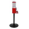 Candy Vending Machine with Stand Anti Theft Keys Triple Individual Candy Boxes Coin Operated