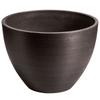 Planters & Vases Polished Black Planter Bowl 30Cm