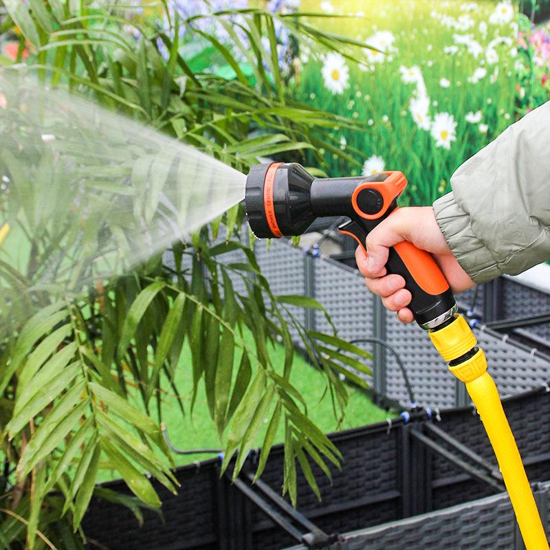 10-Function High-Pressure Garden Hose Spray Gun for Watering and Car Wash