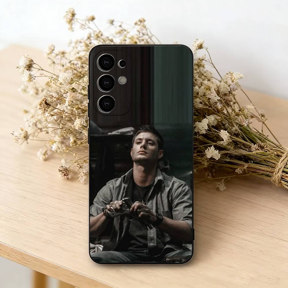 

S-Supernaturals Dean Winchester Phone Case Black Silicone Soft For Samsung S25,S24,S21,S22,S23,S30,Ultra,S20,Plus,Fe,Lite Samsung S24