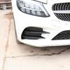 4X For Benz C-Class W205 ABS Front Bumper Grille Fog Light Cover Trim -