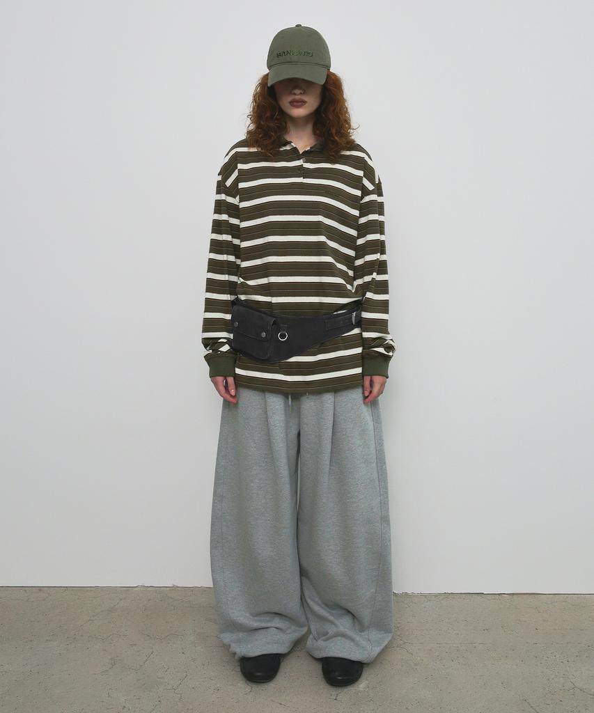 Saendeulig Vintage Washed Belt Bag_Charcoal