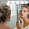 Tomshine Actress LED Mirror Lighting 5 LED Adjustable No Holes Hollywood USB Charging Cable Easy for Beauty and Bathrooms Light, Light, 3-Color +