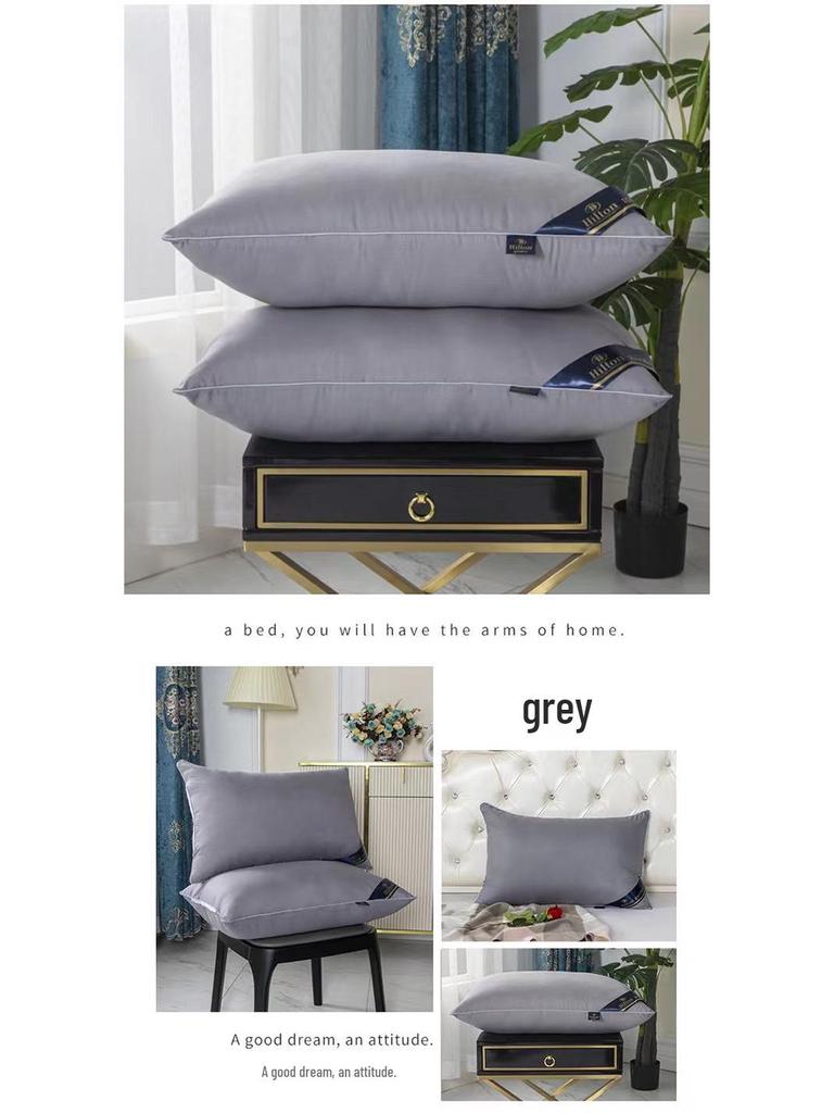 Five-Star Hilton Hotel Neck Support Pillow for Adults and Students, Perfect for Exhibitions and Gifts