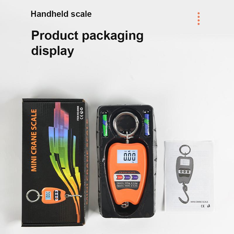 Portable Electronic Luggage Scale Multifunctional Digital Scales Lcd Display Travel High Accurate 200Kg Handheld Weighing Tools