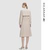ELLASSAY Women's Slimming Mid-Length Trench Coat