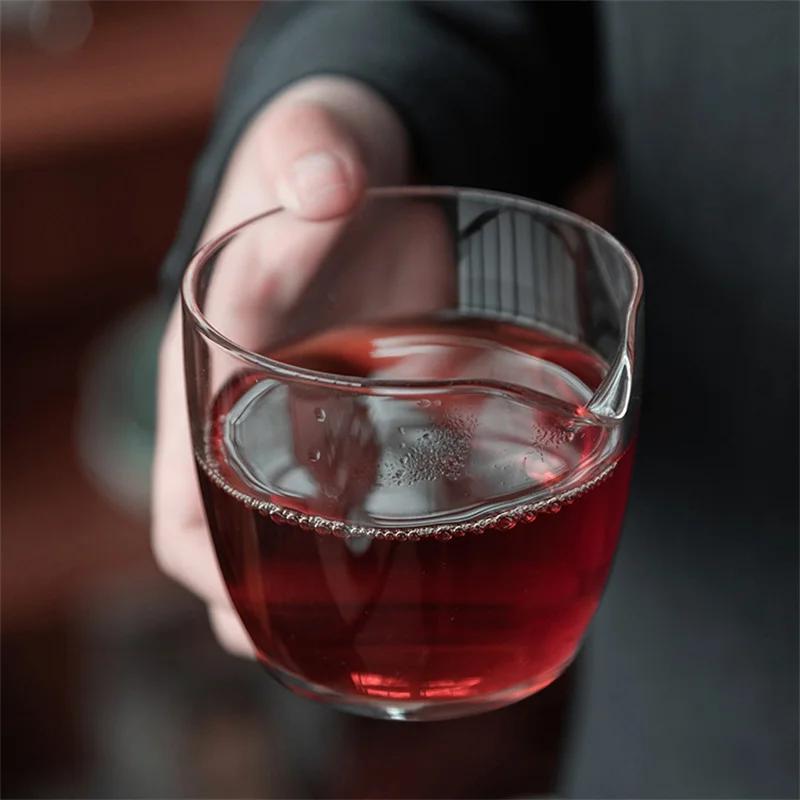 250ml Żaroodporne Szklane Dzbanki do Herbaty Fair Cup Gongdaobei Dozownik Herbaty Kung Fu Akcesoria do Zestawu Herbacianego