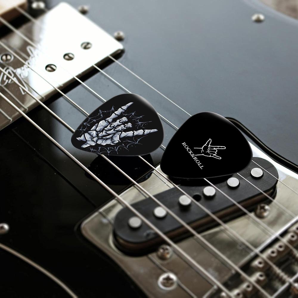 12 Pieces Guitar Picks 0.46mm 0.71mm 0.96mm Plectrum ABS Premium for Acoustic Electric Guitar Bass Ukulele Plectrums