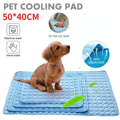 Kühlmatte für Hunde, Sommerunterlage, Haustiermatte, Bett für Hunde, Katzendecke, Sofa, atmungsaktiv, waschbar, Heimtierbedarf