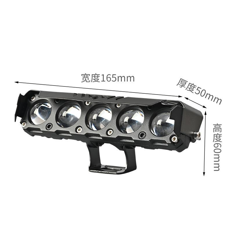 

Motorcycle Spotlights Two-color Led Headlights Three-eye Spotlights Far and Near Light Waterproof Electric Motorcycle Headlights Modification type3