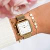 Cruz La CW0101207002 Gold Watch Tétragone Women's