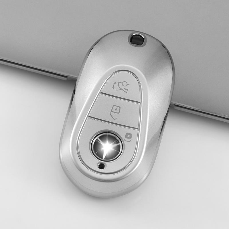 

Чехол для ключа Mercedes для моделей C-класса, E-класса, GLA, GLC PE bag