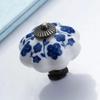 1Pcs Garden American Pumpkin Handpainted Single Hole Ceramic Handle Cabinet Drawer Door 40Mm