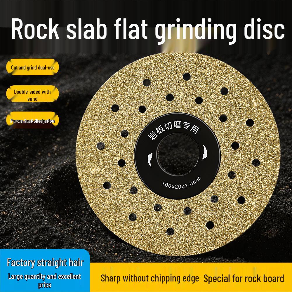 Angle Grinder Dual-Use Disc for Slate and Tile Cutting, 45° Chamfering, and Grinding