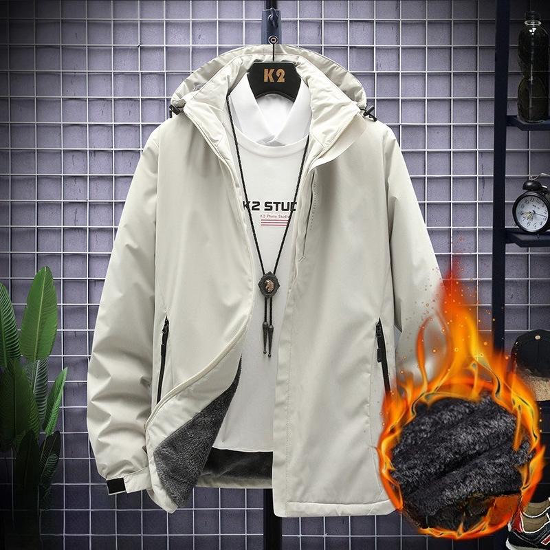 Three-in-one Jacket Autumn and Winter New Outdoor Waterproof Windproof Mountaineering Suit Men and Women Work Jacket