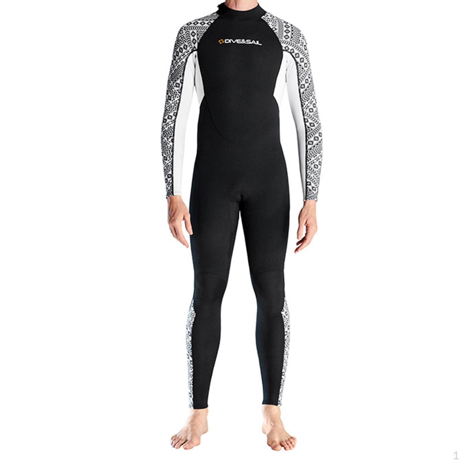

Adults Wetsuit 3mm Neoprene Diving Suit for Water Sports Canoeing Swimming Men XXXL