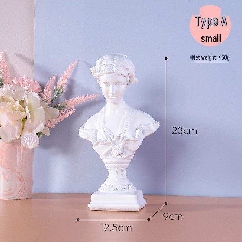 

European Retro Venus Head Sculpture for Living Room Decor