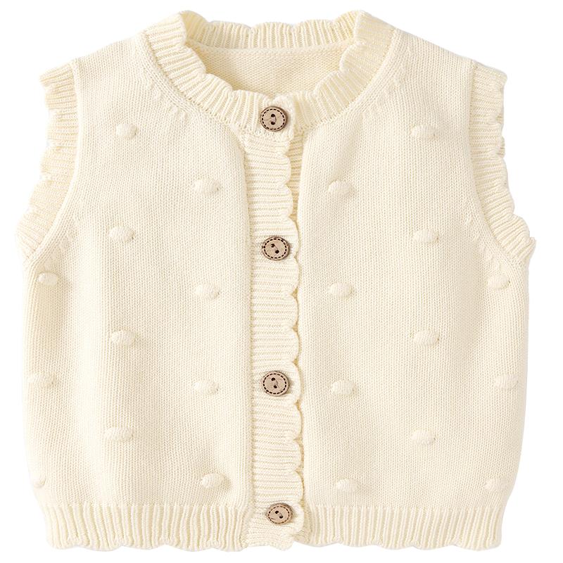 Banxidi Girls Spring/Autumn Knit Vest 80