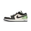 Air Jordan 1 Cushioning Low Top Vintage Basketball Shoes Men's Black 553558-132(Team330-)