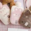 Cute Hot Water Bottle Bag For Girls Plush Shoulder Hand Warmer Heat Pack Warm Belly Instant Hot Pack Winter Water Heating Pad