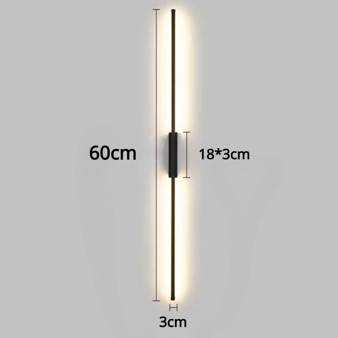 

Светодиодная прикроватная лампа для спальни, современная светодиодная лента, лампа для гостиной, ТВ, фон, настенный светильник, лампа для прохода Warm light